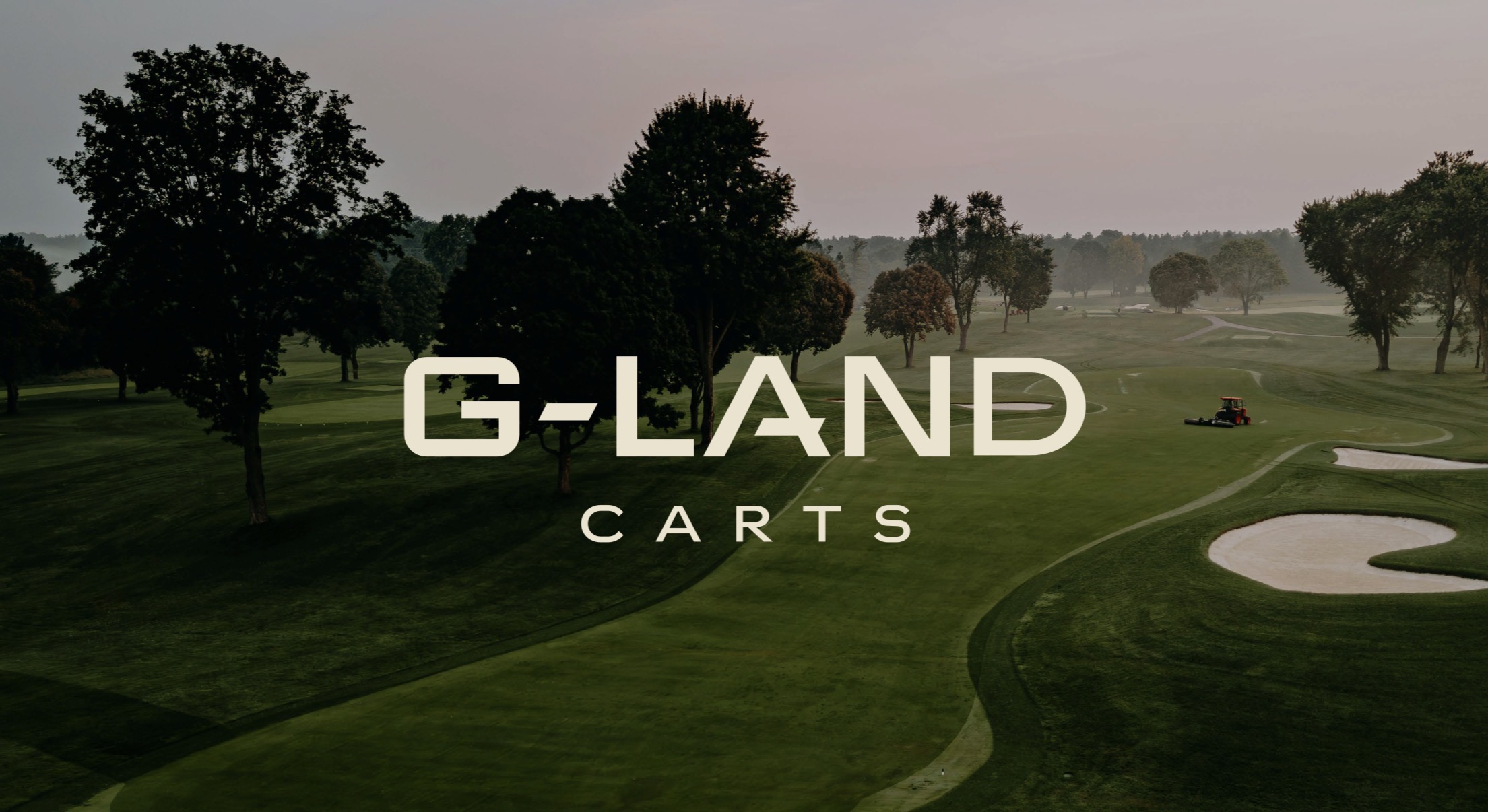 G-Land Carts – golfbana i morgonljus